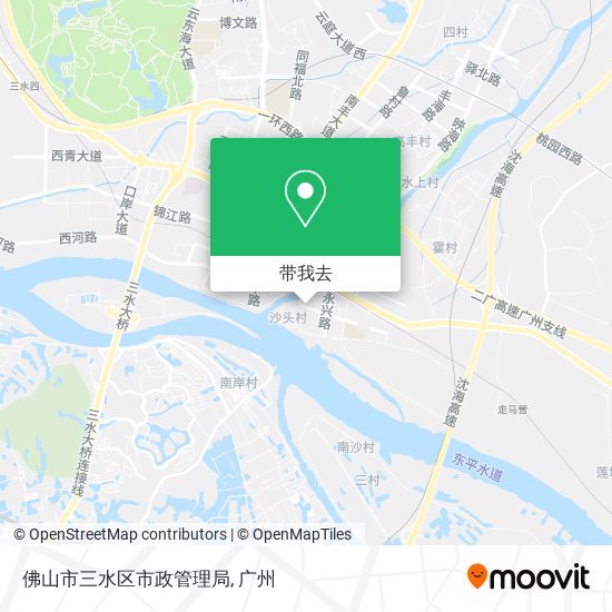 佛山市三水区市政管理局地图
