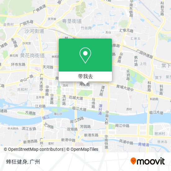 蜂狂健身地图