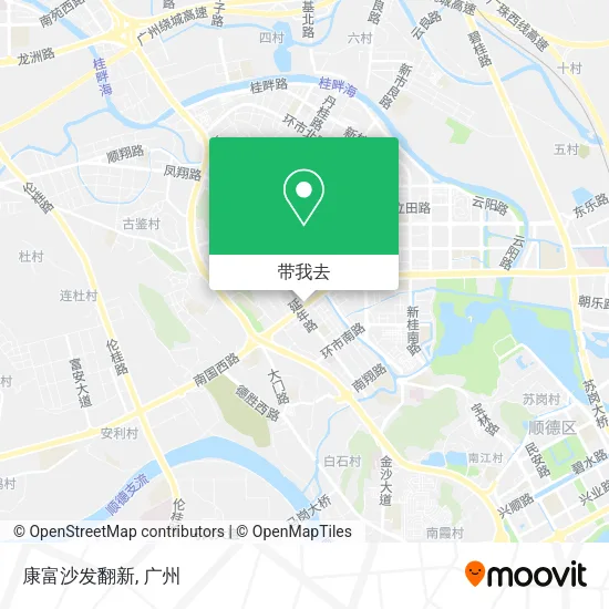 康富沙发翻新地图