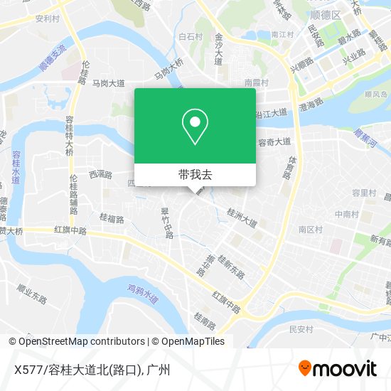 X577/容桂大道北(路口)地图