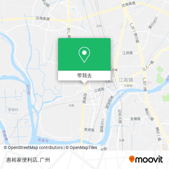 惠裕家便利店地图