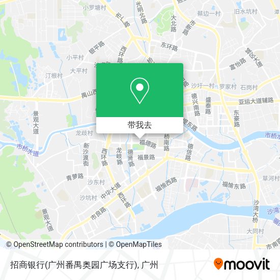 招商银行(广州番禺奥园广场支行)地图