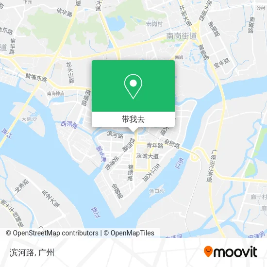 滨河路地图