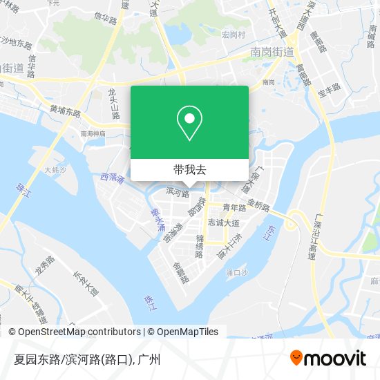 夏园东路/滨河路(路口)地图