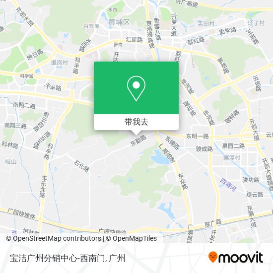 宝洁广州分销中心-西南门地图