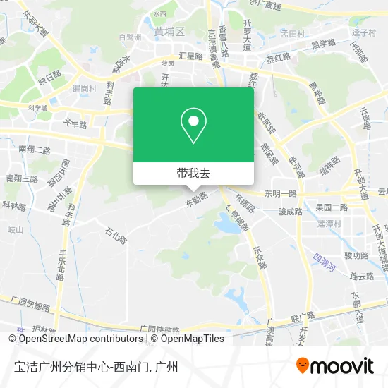 宝洁广州分销中心-西南门地图