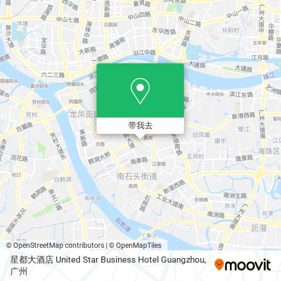 星都大酒店 United Star Business Hotel Guangzhou地图