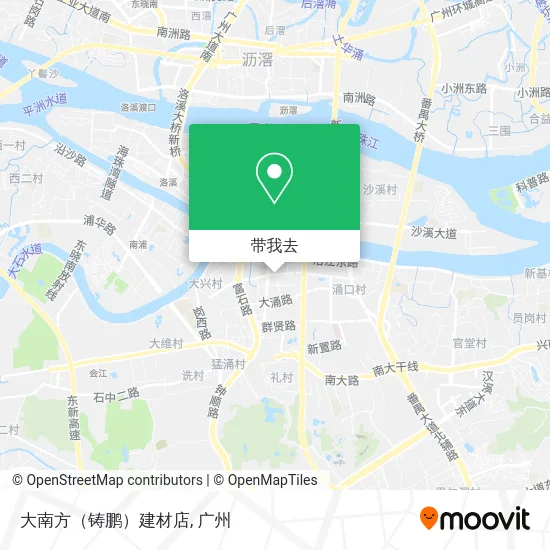 大南方（铸鹏）建材店地图