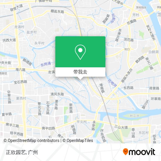 正欣园艺地图