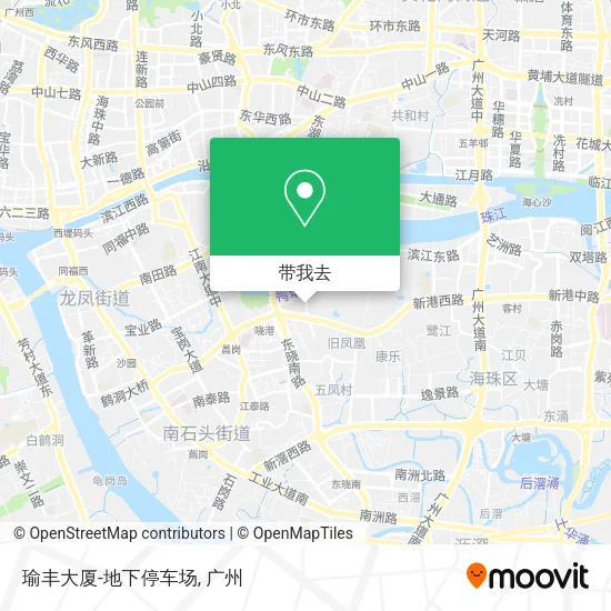 瑜丰大厦-地下停车场地图