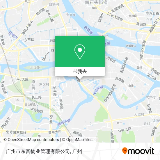 广州市东富物业管理有限公司地图