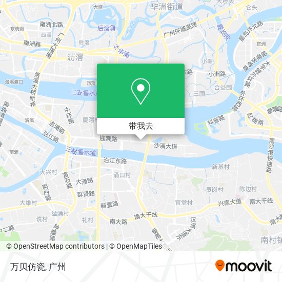 万贝仿瓷地图