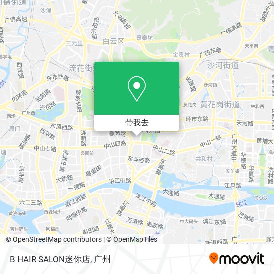 B HAIR SALON迷你店地图