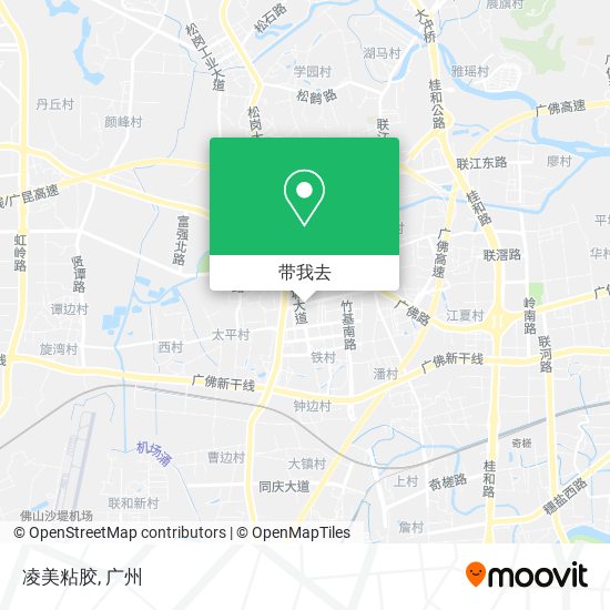凌美粘胶地图