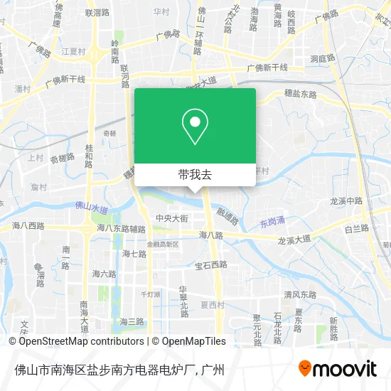 佛山市南海区盐步南方电器电炉厂地图