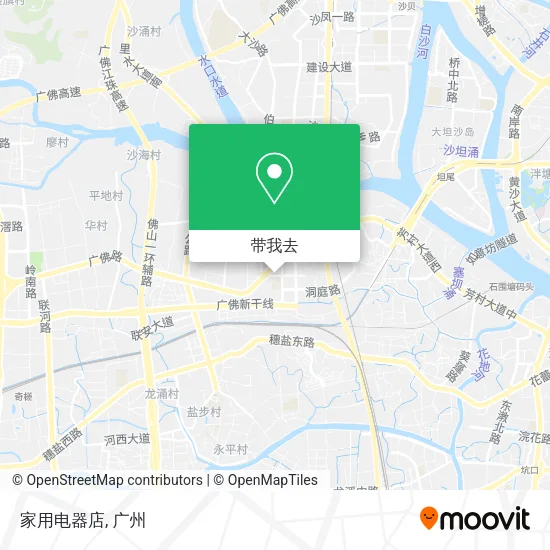 家用电器店地图