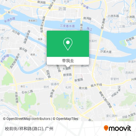 校前街/祥和路(路口)地图