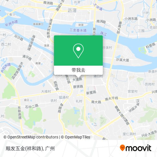 顺发五金(祥和路)地图