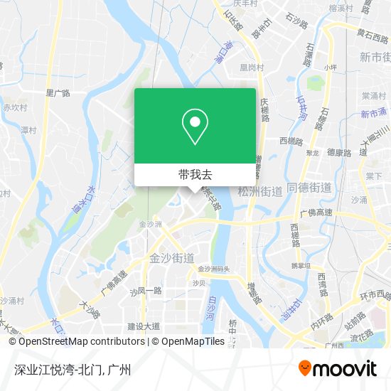 深业江悦湾-北门地图