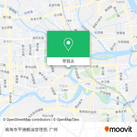 南海市平洲粮油管理所地图