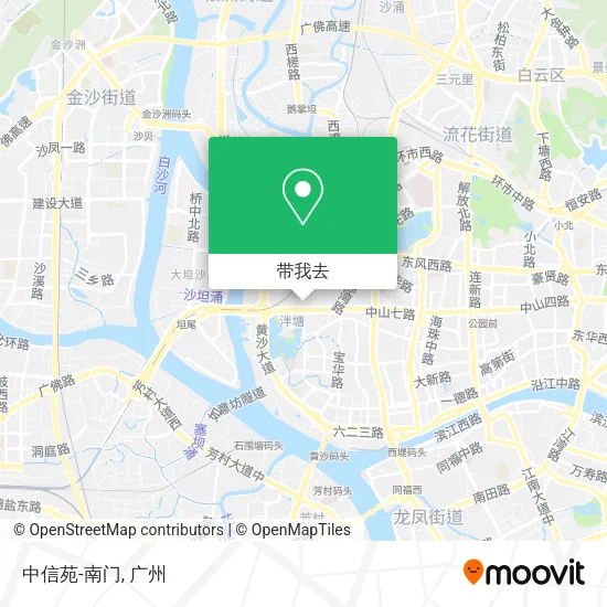 中信苑-南门地图