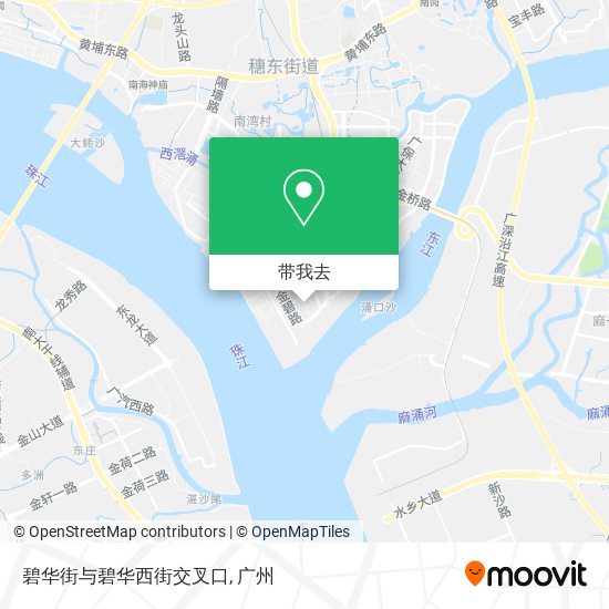 碧华街与碧华西街交叉口地图