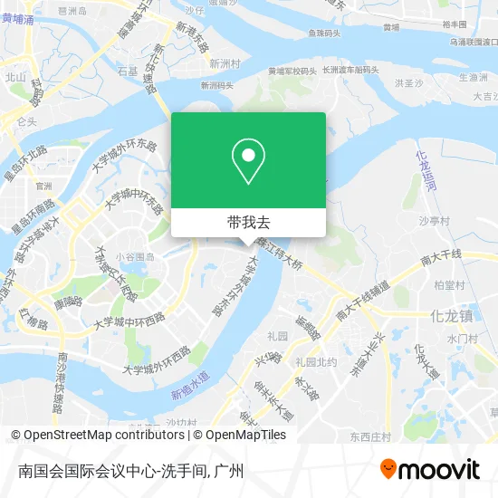 南国会国际会议中心-洗手间地图