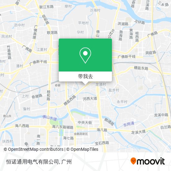恒诺通用电气有限公司地图