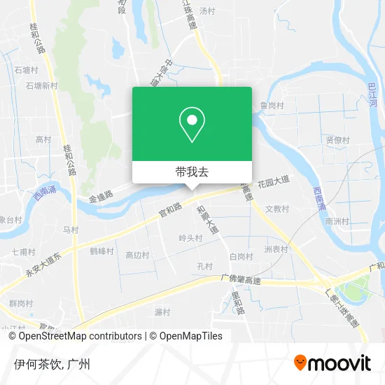 伊何茶饮地图