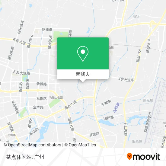 茶点休闲站地图