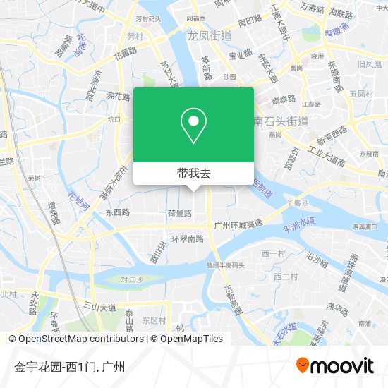 金宇花园-西1门地图