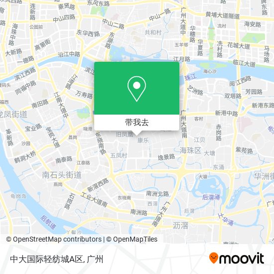 中大国际轻纺城A区地图