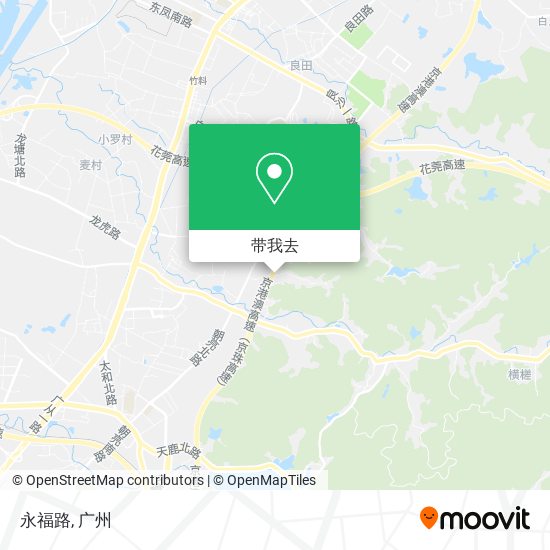 永福路地图