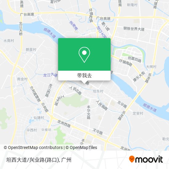 坦西大道/兴业路(路口)地图