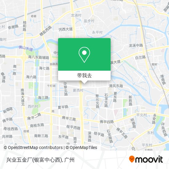 兴业五金厂(银富中心西)地图
