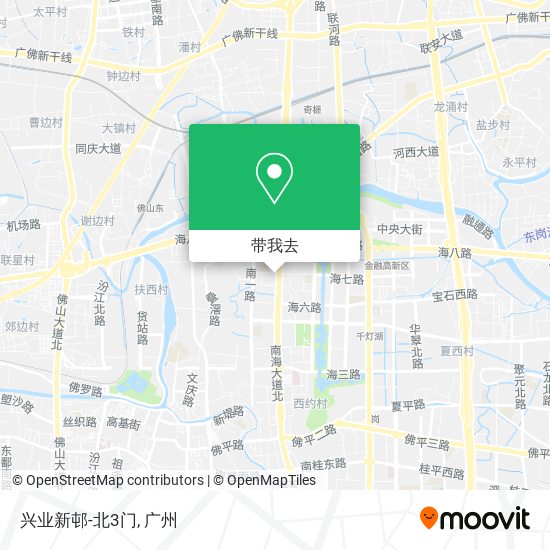 兴业新邨-北3门地图