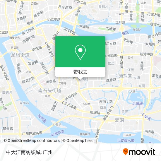 中大江南纺织城地图