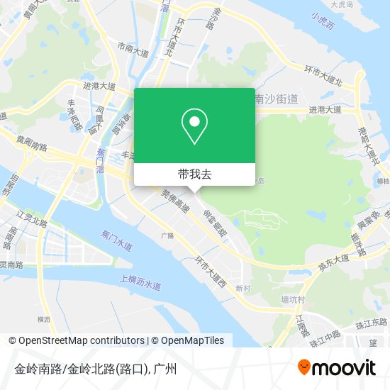 金岭南路/金岭北路(路口)地图