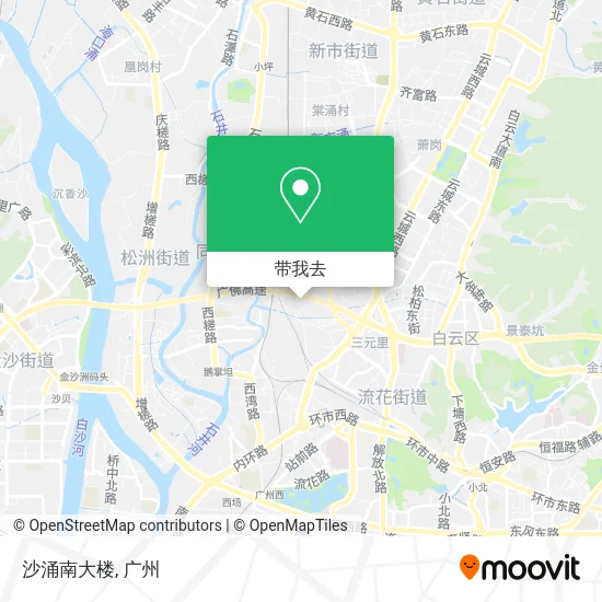 沙涌南大楼地图