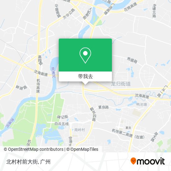 北村村前大街地图