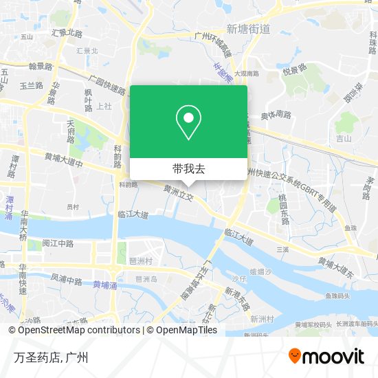 万圣药店地图