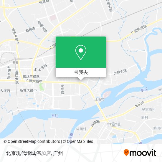 北京现代增城伟加店地图