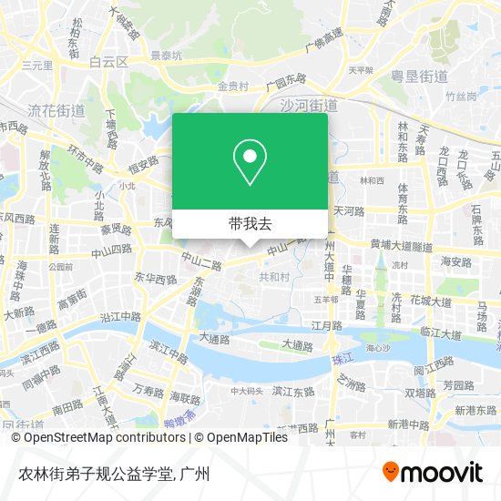农林街弟子规公益学堂地图