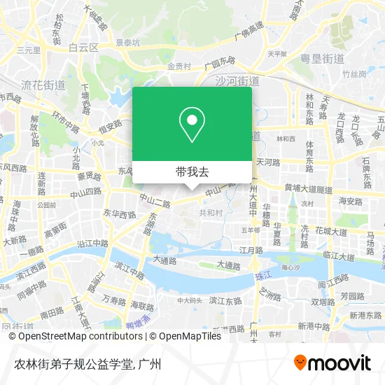 农林街弟子规公益学堂地图