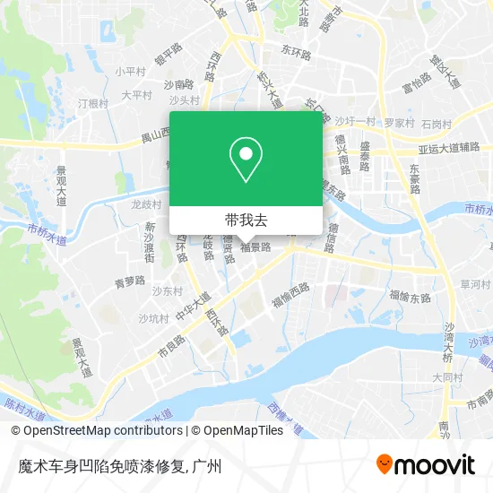 魔术车身凹陷免喷漆修复地图