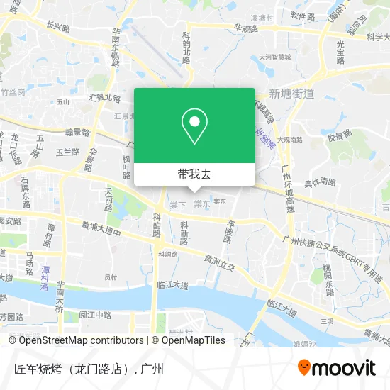匠军烧烤（龙门路店）地图