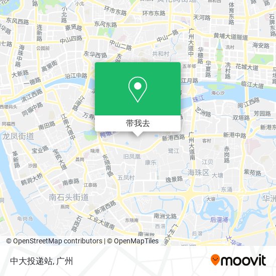 中大投递站地图