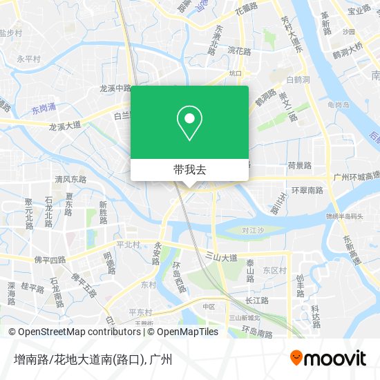 增南路/花地大道南(路口)地图