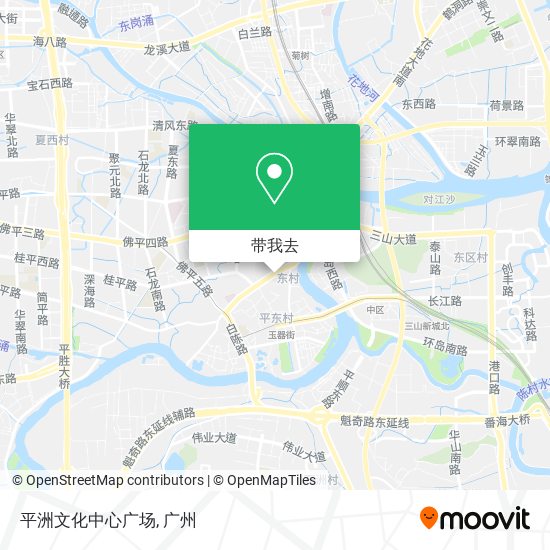 平洲文化中心广场地图