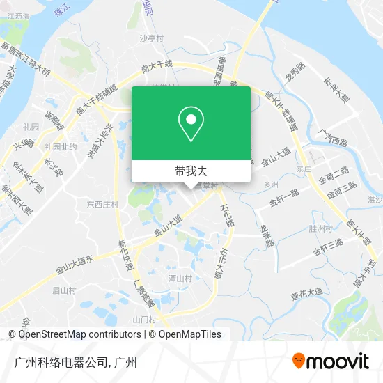 广州科络电器公司地图
